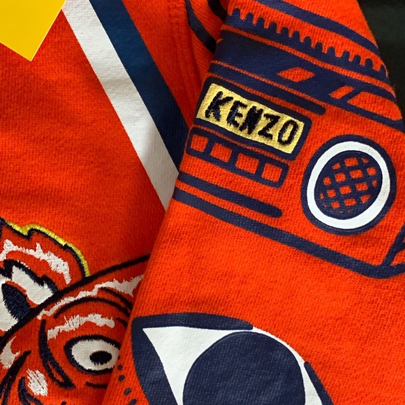 KENZO Multi Logo Graphic Sweatshirt 6A/116cm NEW - Picture 4 of 6